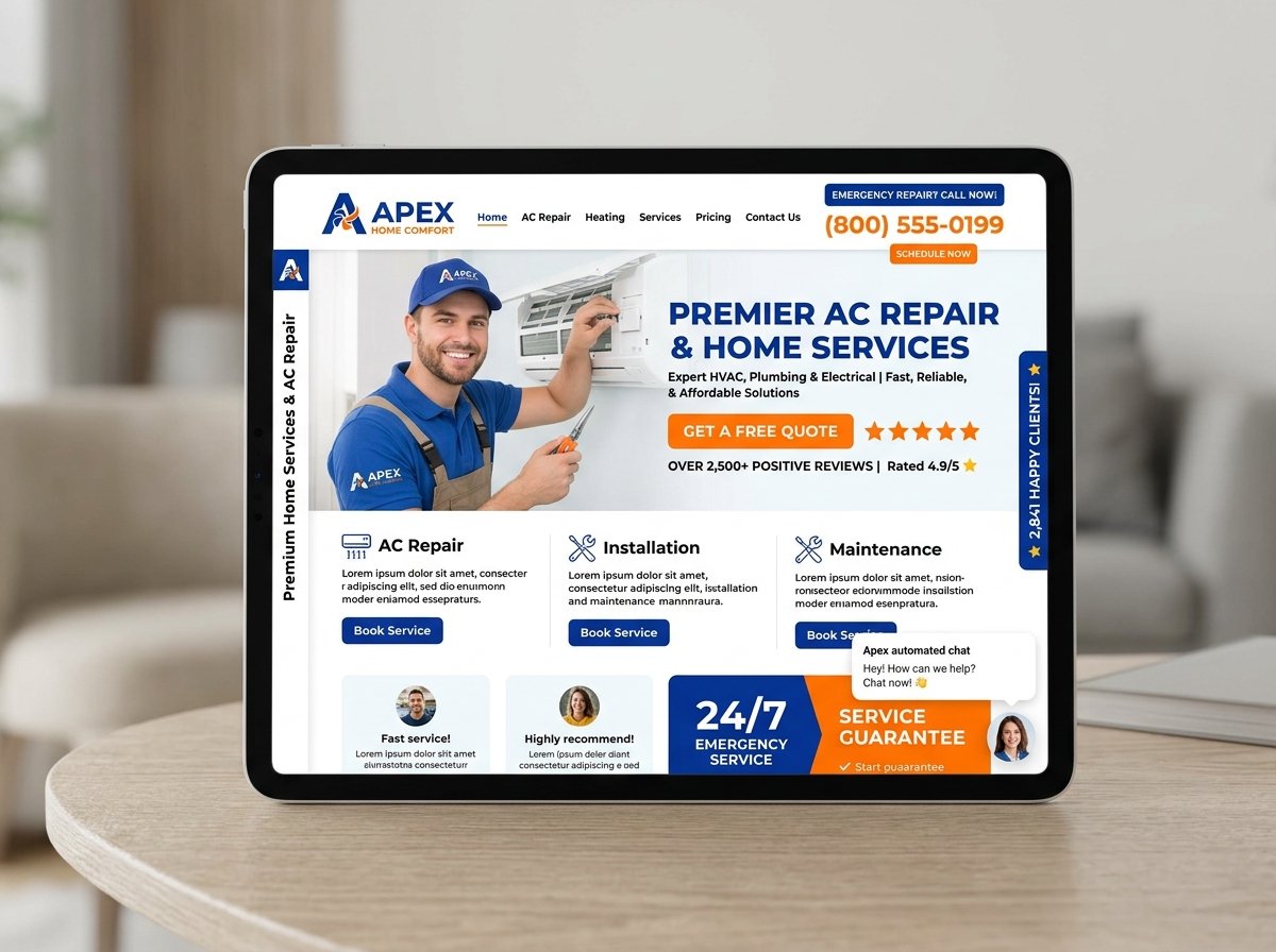 Sparkle Cleaners website case study
